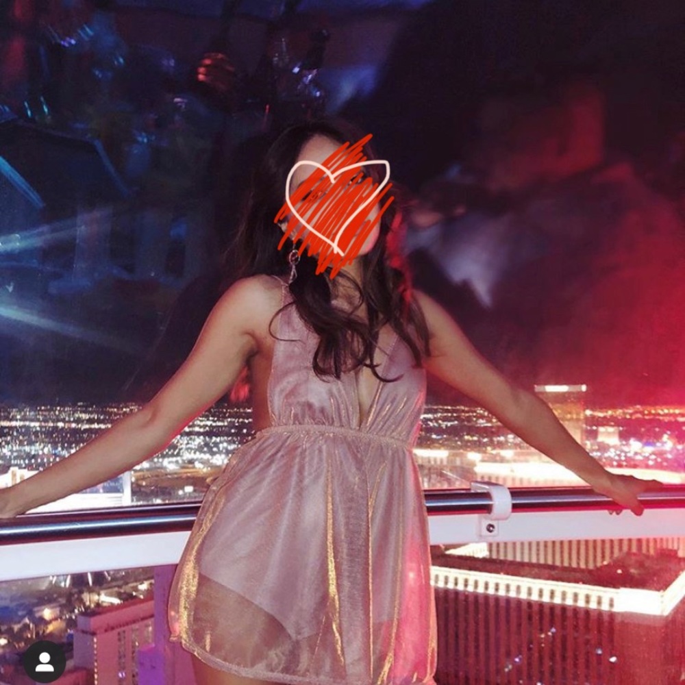 Lucy in the Sky Rose Gold Dress